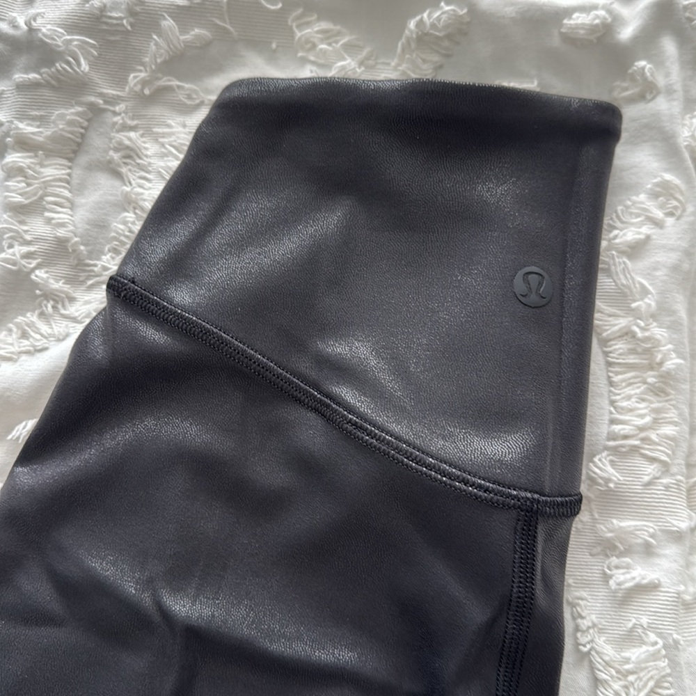 Wunder Under Shine Black Lululemon Legging